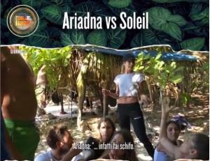 Isola dei Famosi, scontro di fuoco tra Soleil Sorge e Ariadna Romero
