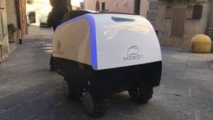 Ecco il carrello della spesa-robot