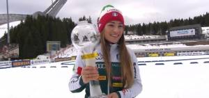 Biathlon, Dorothea Wierer nella storia, conquista la Coppa del Mondo