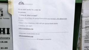 "Sei stato vittima di abusi da parte del prete?", i volantini choc apparsi fuori da una parrocchia di Verona