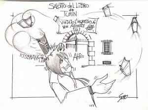 La vignetta del giorno: al Salone del libro vietato l'ingresso ai non allineati