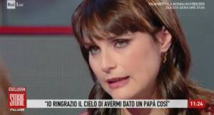 Lorena Bianchetti: “Mio padre è morto tre giorni dopo il matrimonio”