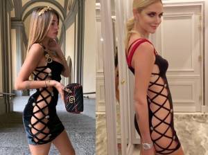 Chiara Nasti come la Ferragni: il vestito a rete (e senza slip) è hot