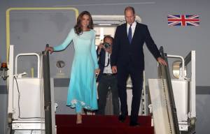 Kate e William sbarcano in Pakistan
