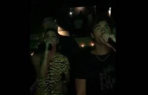 Belen Rodriguez e Andrea Damante, spunta il video del karaoke insieme