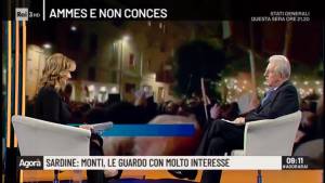 Anche Monti sta con le sardine: "In piazza con loro? Perché no"