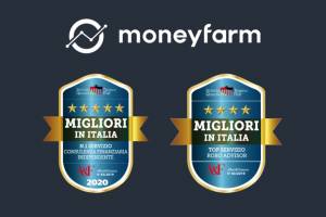 "Moneyfarm è il Miglior Consulente Finanziario per il quinto anno di fila"