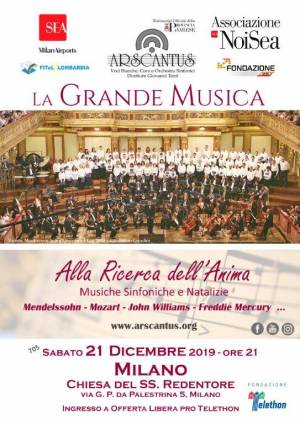 Sea con Telethon: concerto di Natale per sostenere la ricerca medica