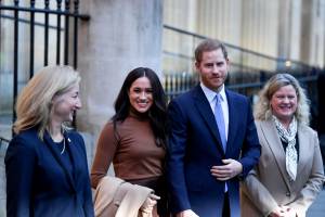 Meghan Markle e il Principe Harry alla Canada House, foto