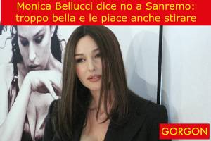 La satira del giorno: il no a Sanremo della Bellucci