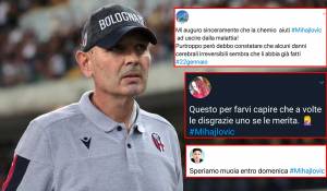 Gli insulti choc a Mihajlovic: "Malato mentale, meriti la morte"