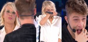 Amici, Maria De Filippi saluta l'eliminato in lacrime: "Sei perbene"