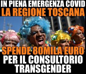 "In Toscana soldi al consultorio trasgender in piena crisi coronavirus". Polemica Lega-Pd