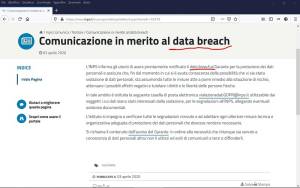 L'Accademia della Crusca bacchetta l'Inps per il termine "data breach"