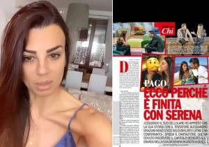 La furia di Serena Enardu contro Pago: "Io ti ho sbattuto fuori casa"