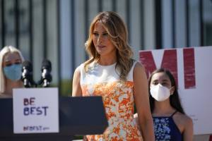 È il giorno di Melania. "Sono un'immigrata"