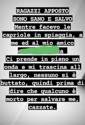 Militare eroe, il ragazzo scrive e cancella il post: "Nessuno si è buttato..."