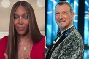 "Sarà un Sanremo degli italiani". Ma Amadeus chiama Naomi Campbell a condurre