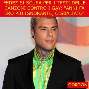 Ecco la satira del giorno. Fedez chiede scusa