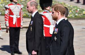 Il funerale di Filippo non riappacifica Harry e William