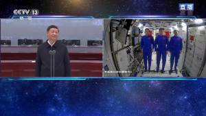 La Cina nello spazio. E Xi saluta gli astronauti in orbita