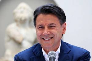 L'ex premier Giuseppe Conte