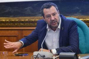 Il leader della Lega Matteo Salvini