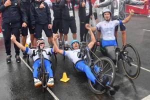 Zanardi ispira l'oro della "sua" squadra Italia, parole da campioni non da eroi