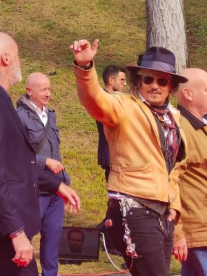 Johnny Depp a Roma presenta Puffins