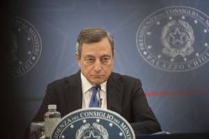 Il premier Mario Draghi