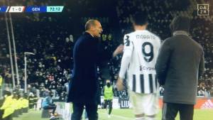 "Zitto...", "Tu fai...": finisce male tra Allegri e Morata