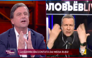 "Penoso", "Si vergogni". Scoppia la rissa in studio