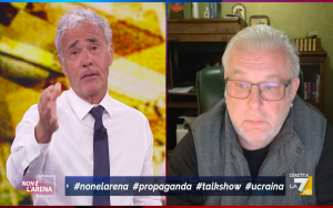 "Questa è una guerra vera". Giletti sbotta in diretta contro il russo