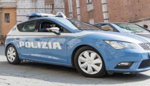 Una volante della polizia a La Spezia