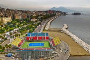 Il grande tennis si affaccia sul Golfo di Napoli