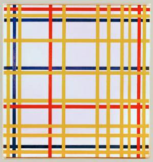 Il quadro di Mondrian al contrario resta così. A conferma che l'arte astratta è un'opinione