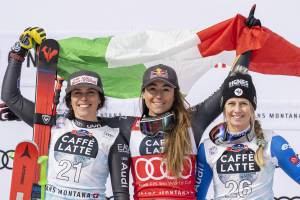 È grande Italia: doppietta azzurra Goggia-Brignone nella discesa di Crans Montana