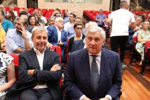 Raffaele Nevi con il ministro Tajani