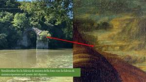 Svelato un nuovo mistero sulla Gioconda: il ponte Romito sullo sfondo della Monna Lisa 
