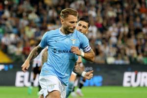 Lazio di misura a Udine: un rigore di Immobile blinda la Champions