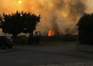 A San Vito Lo Capo l'incendio terrorizza cittadini e turisti: 400 evacuati