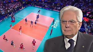 Mattarella alla finale di volley, mai visti media così in ginocchio