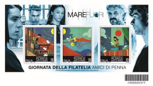 "Mare Fuori", la serie impressa in tre francobolli