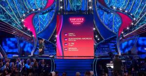 La classifica della terza serata di Sanremo: Angelina Mango prima, Mr Rain "ultimo"