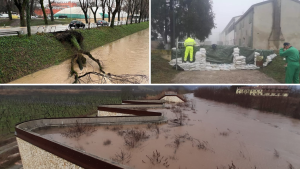 Immagini del maltempo in Veneto (Foto dal profilo Facebook di Luca Zaia)