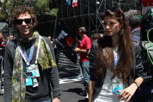 Valentino Rossi e Linda Morselli al GP di Formula1 di Monte Carlo (2013)