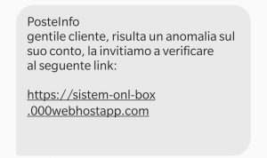 "Movimenti anomali sul conto corrente": occhio alla truffa sul finto messaggio delle Poste