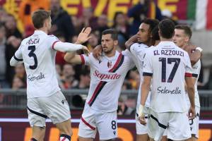 Bologna da impazzire, Roma battuta 3-1 e Champions ad un passo