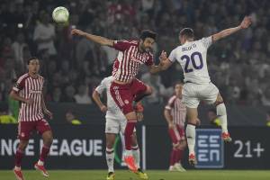 Fiorentina-Olympiacos, El Kaabi sblocca il match al 117'