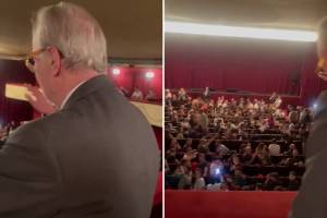 Vittorio Feltri da Cruciani in teatro: è standing-ovation per il direttore